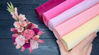 Crepe Paper Decoration Ideas How to Make Crepe Paper Flowers [upl. by Czarra]