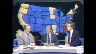 US Election Night 1980 NBC live coverage 1141980 [upl. by Eulalee]