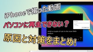 【解決済み】iPhoneの動画はパソコンに再生できない原因と対策を紹介 [upl. by Sualakcin]