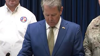 Gov Kemp updates public on Hurricane Helene damage recovery efforts at Georgia Capitol [upl. by Teillo730]