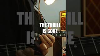 Thrill is gone BB King guitar musica cover [upl. by Nibbs80]