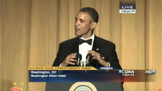 President Obama at 2013 White House Correspondents Dinner CSPAN [upl. by Wilmette]