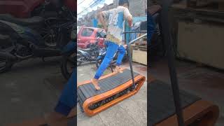 WOODEN MECHANICAL CURVED TREADMILL [upl. by Aruol204]