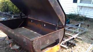 How to build a Utility Trailer Pig Cooker [upl. by Einnod]