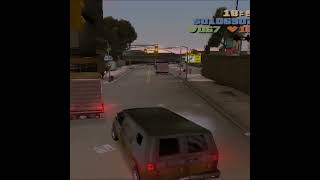 GTA 3 wobbly fish van driver causes chaos shorts [upl. by Lattimer269]