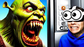 Escaping HORROR SHREK Elevator VR [upl. by Guillema]