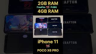 Poco X2 vs poco x6 iphone best gaming phone kon hai comment karke batao 2GB 4GB pocox [upl. by Zane]