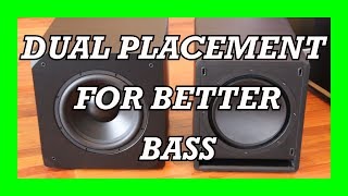 SUBWOOFER PLACEMENT The Importance of Going Dual for Home Audio System Setup [upl. by Hailee213]