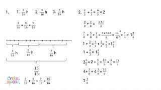 Sabiranje i oduzimanje razlomaka jednakih imenilaca  Matematika za 5 razred 47  SuperŠkola [upl. by Olrac]