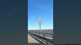 US Highway 11  Maestri Bridge over Lake Pontchartrain  New OrleansSlidell Louisiana shorts [upl. by Fritz]