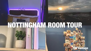 ROOM TOUR  The Vantage  UNIVERSITY OF NOTTINGHAM  FIRST YEAR STUDENT  Diamond C [upl. by Affer428]