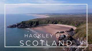 Hackley Bay  Scotland  Drone Footage [upl. by Enela140]