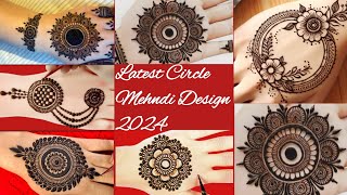 Easy amp Beautiful Latest Circle Mehndi Design For BeginnersBridal Mehandi DesignEasy Mehndi Design [upl. by Mikeb927]