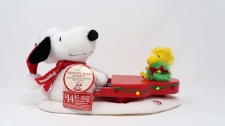 Swingin with Snoopy  Christmas Tunes on the Piano  Peanuts Plush  CollectPeanutscom [upl. by Nosraep]