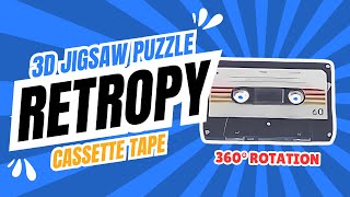 gameplayvideo Retropy 3D Jigsaw Puzzle  Cassette Tape 360 Rotation amp x2 Speed [upl. by Georgiana764]