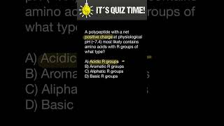 Amino Acids quiz 2 [upl. by Ecnerret]