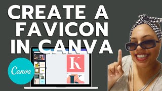 How to Create A Favicon in Canva for Your Website [upl. by Odlabso]