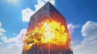 Realistic Explosions vs Buildings 1  Teardown [upl. by Glennon]