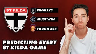 Help me predict every St Kilda game for 2025 [upl. by Annoyk127]