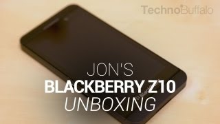 Blackberry Z10 Unboxing  Jons Take [upl. by Mayer]