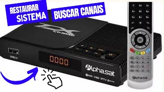 restaurar padrão de fábrica receptor alphasat tx kvm edition [upl. by Aihseket540]