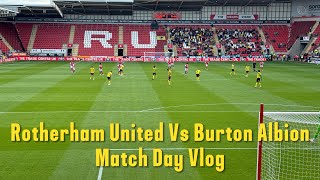 Rotherham United 22 Burton Albion Vlog  202425 [upl. by Red]