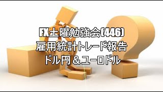 FX土曜勉強会446雇用統計トレード報告 ドル円＆ユーロドル [upl. by Adnarem293]