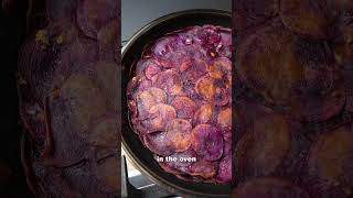 How to Make Purple Pommes Anna From My New ebBook recipe potato easyrecipe vegetarian chef [upl. by Edda712]