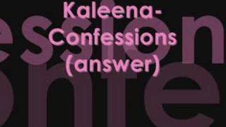 KaleenaConfessions answer 2 usher [upl. by Keffer755]