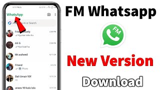 FM Whatsapp New Update Kaise Download Karen  How to Download FM Whatsapp 2024 [upl. by Ahsetan]