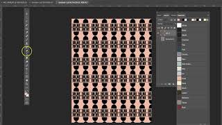 ADOBE PHOTOSHOP RECOLORING PRINT SWATCHES COLORWAYS with ASE palettes Surface Design Series [upl. by Laveen]