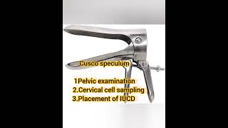 cusco speculum medical instruments  OBG instruments [upl. by Torrence]