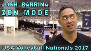 Josh Barrina Volleyball Highlights  USAV Adult National Championships 2017 [upl. by Notsirhc]