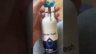 Up close look at the GLACIER FRESH Refrigerator Water Filter Compatible with 4396841 [upl. by Ohaus]