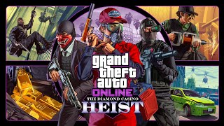 GTA Online  Casino Heist Silent amp Sneaky Hard mode 2 account play [upl. by Dyanna]