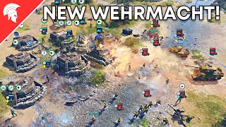 NEW WEHRMACHT BG NEW BIG COH3 UPDATE1  Wehrmacht  2vs2 Multiplayer  Company of Heroes 3 [upl. by Gniy]