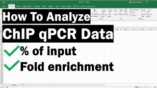 How To Analyze ChIP qPCR Data [upl. by Dias]