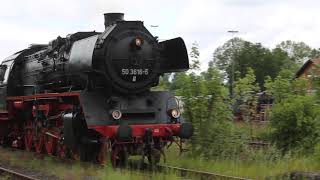 Pfingstdampftage 2024 in Neuenmarkt Wirsberg  Rangierfahrt der 50 36165 [upl. by Ancel]