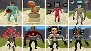 NEW MECHA TV SPEAKER MAN MK2 VS SKIBIDI TOILET BOSSES FAMILY in Garrys Mod [upl. by Gernhard]