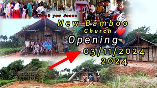 New Church Opening Khamar Presbyterian Church Opening ❤️  Jagiroad Mission Presbyterian Noonmati [upl. by Eednahs]