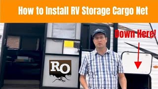 How to Install RV Storage Cargo Net [upl. by Kreit]