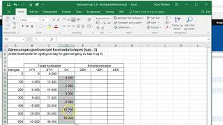 Kap 3 forelesningseksempel del 1 lage tabell [upl. by Aland]