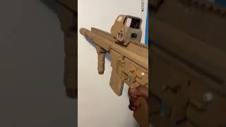 458 socom 🖤 check out my tiktok  cbcreator fyp cardboardguns cod craft diy firearmssafety [upl. by Llemmart]