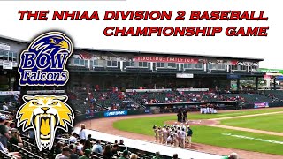 The 2024 NHIAA Division 2 Baseball Championship  Bow vs Souhegan [upl. by Cusick]