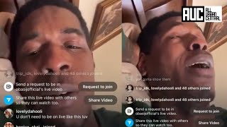 Pop Smoke Brother Breaks Down Crying On IG Live [upl. by Geirk507]