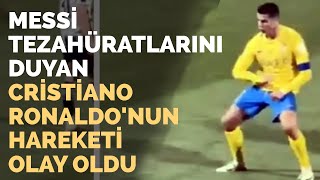 Messi Tezahüratlarını Duyan Cristiano Ronaldonun Hareketi Olay Oldu [upl. by Aron]