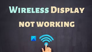 Wireless Display not working on Windows 1110 [upl. by Lekym921]