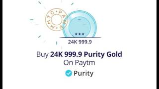 Buy GOLD on Paytm [upl. by Mcgaw]