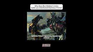 Why does Bumblebee’s voice wake up a blackened Optimus Primemovie [upl. by Naujyt764]