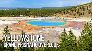 Grand Prismatic Spring Overlook  Hiking the Fairy Falls Trail  Yellowstone [upl. by Bocoj]